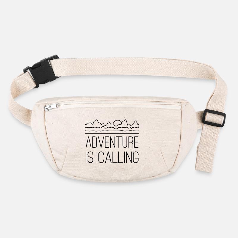 Adventure is calling Stanley/Stella recycled Hip Bag 