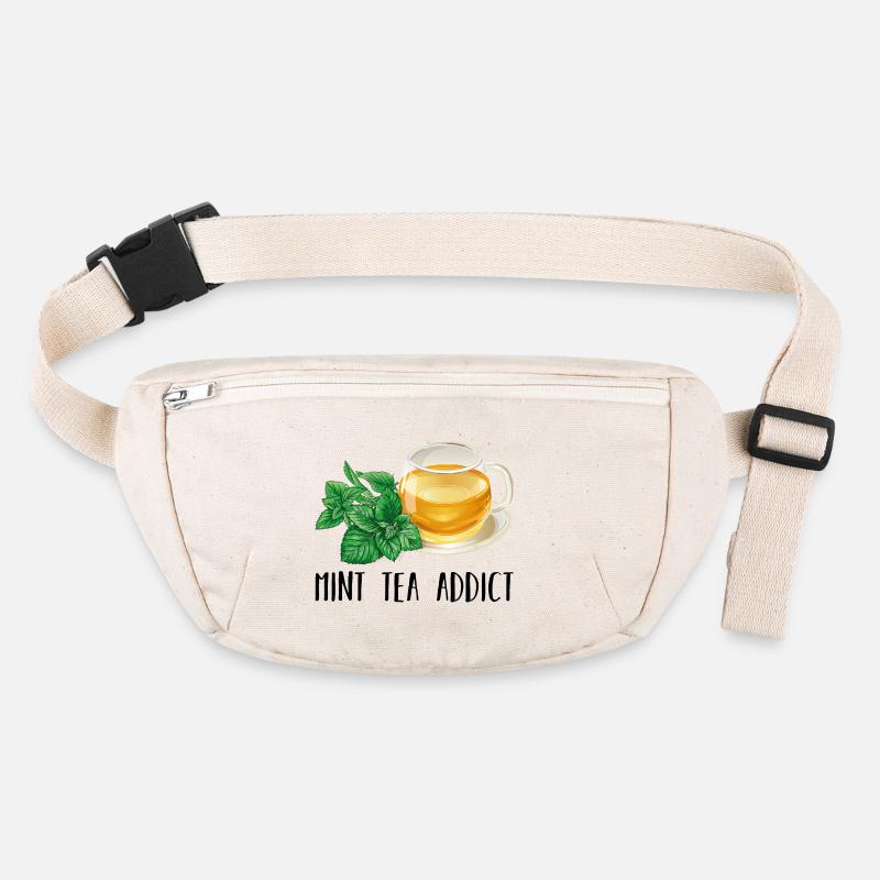Mint Tea Addict Accro Mint Tea Gift Tea Stanley/Stella recycled Hip Bag 