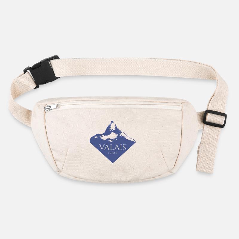 Valais Switzerland Alps Design Stanley/Stella recycled Hip Bag 