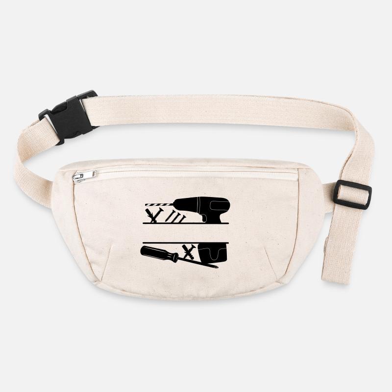 Zimmermannsbohrer-Logo Stanley/Stella recycelte Gürteltasche