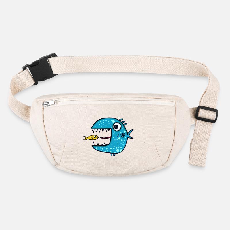 blue predatory fish Stanley/Stella recycled Hip Bag 