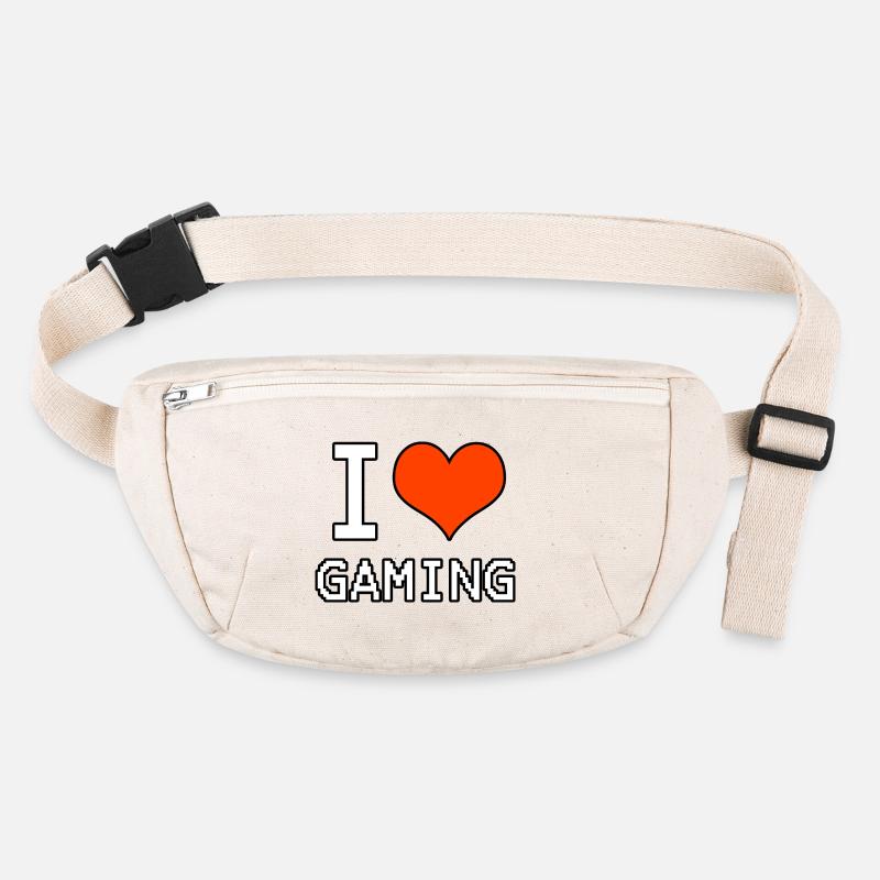 I love Gaming Stanley/Stella recycelte Gürteltasche
