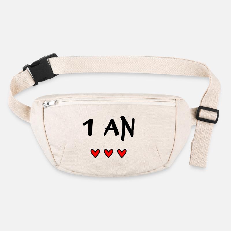 1. 1 AN. 1er ANNIVERSAIRE. ANNIVERSAIRE 1 AN Sac banane recyclé Stanley/Stella