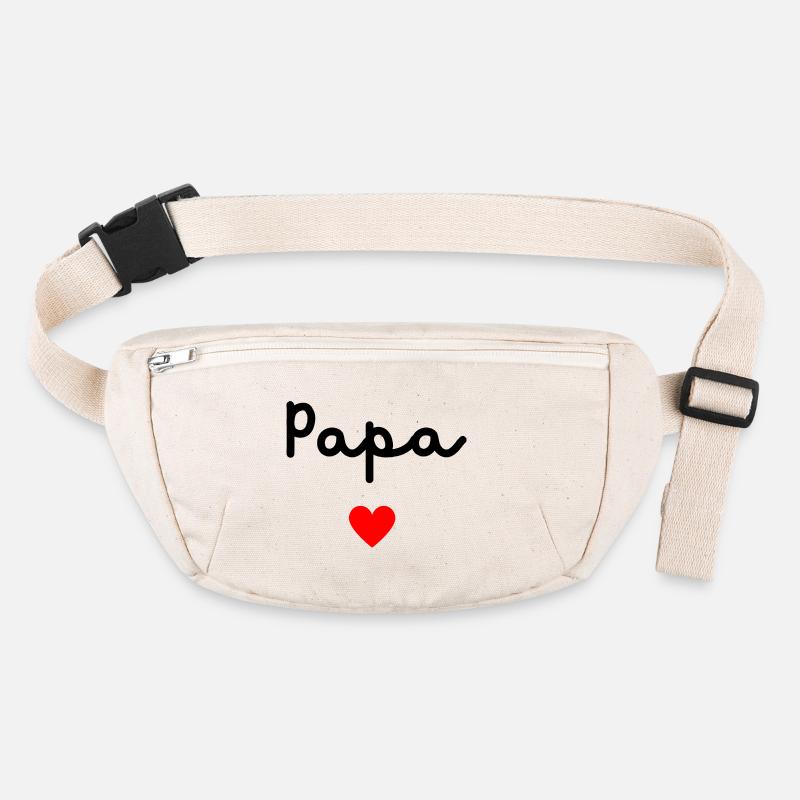 Papa Herz Stanley/Stella recycelte Gürteltasche