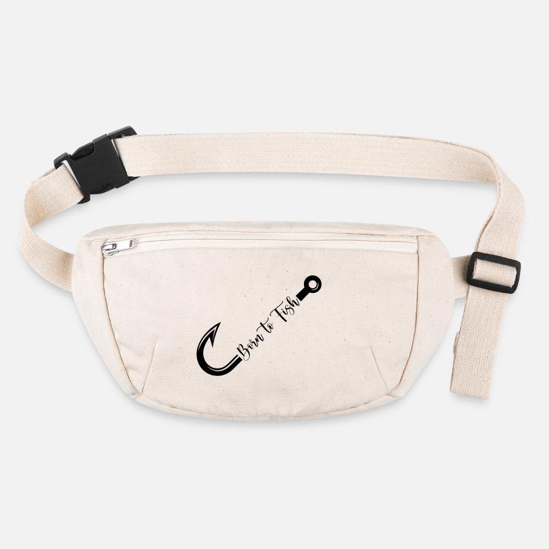Born to Fish Hook Design Stanley/Stella recycled Hip Bag 