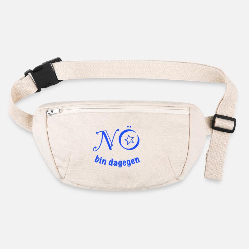 NÖ - bin dagegen!  Stanley/Stella recycelte Gürteltasche