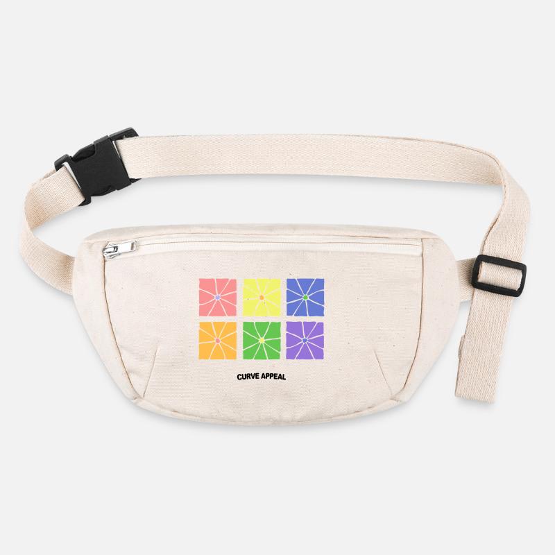 Retro Flowers – Colorful Pop Style Graphics Stanley/Stella recycled Hip Bag 
