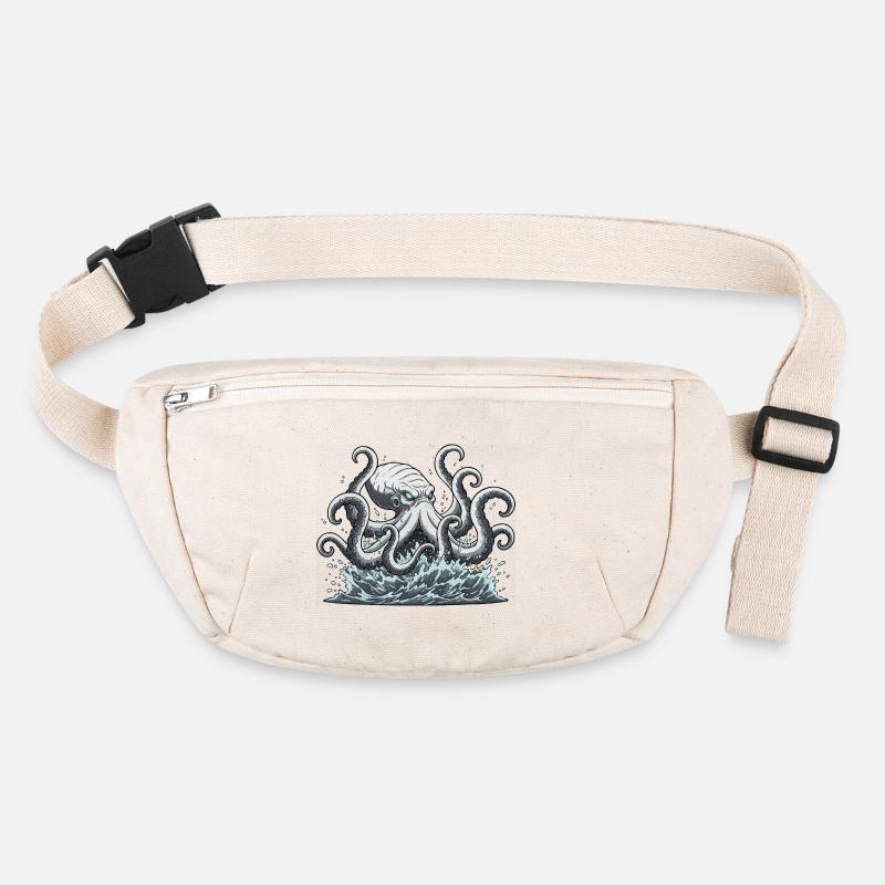 Kraken squid octopus Stanley/Stella recycled Hip Bag 