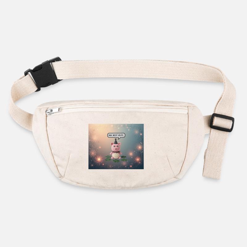 Cuddly Pig: Close. Not Today Stanley/Stella recycled Hip Bag 