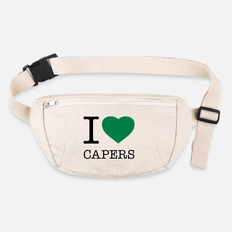 I LOVE CAPERS Kapern Stanley/Stella recycelte Gürteltasche