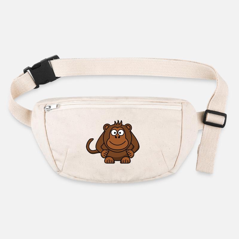 Affe Stanley/Stella recycelte Gürteltasche