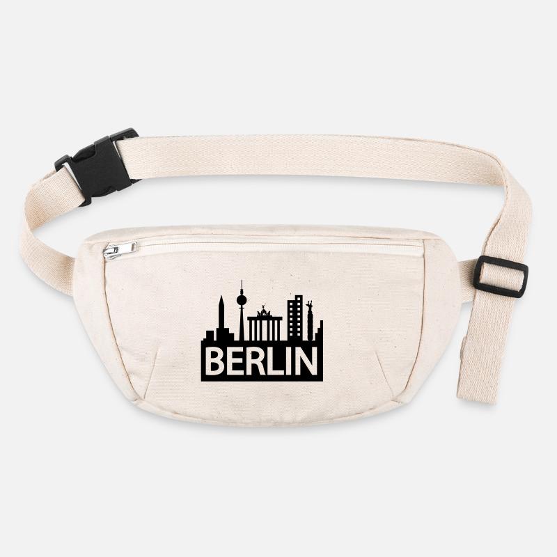Berlin Skyline Stanley/Stella recycelte Gürteltasche