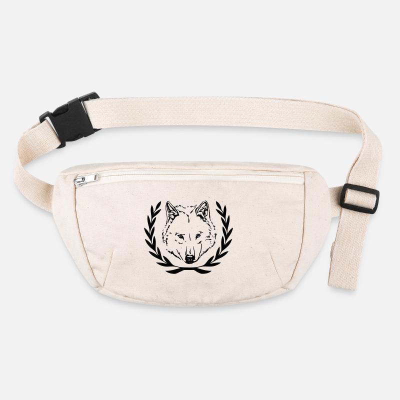 Wolf head Stanley/Stella recycled Hip Bag 