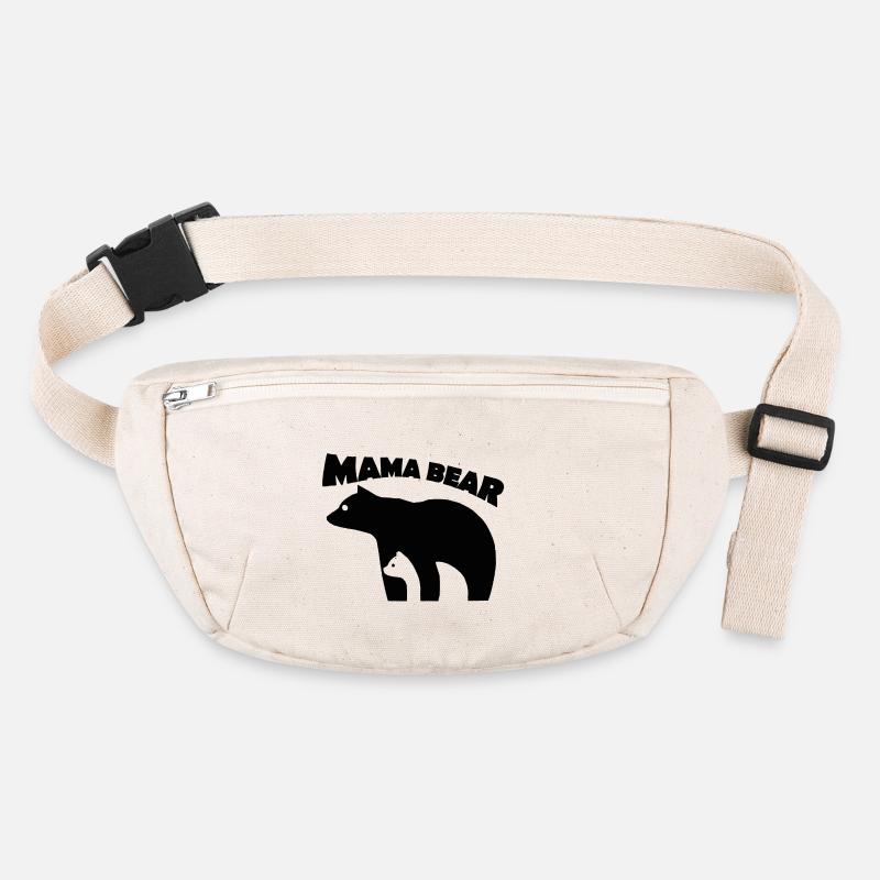 Mama Bear | Bärenmama T-Shirt Stanley/Stella recycelte Gürteltasche