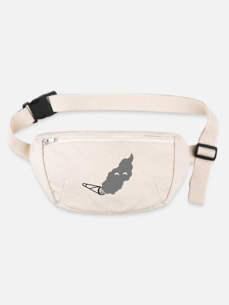 Joint - Stanley/Stella recycelte Gürteltasche - Naturweiß - Vorne