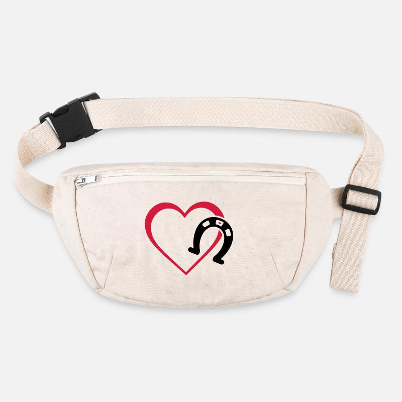 Symbole - Hufe Herz Stanley/Stella recycelte Gürteltasche