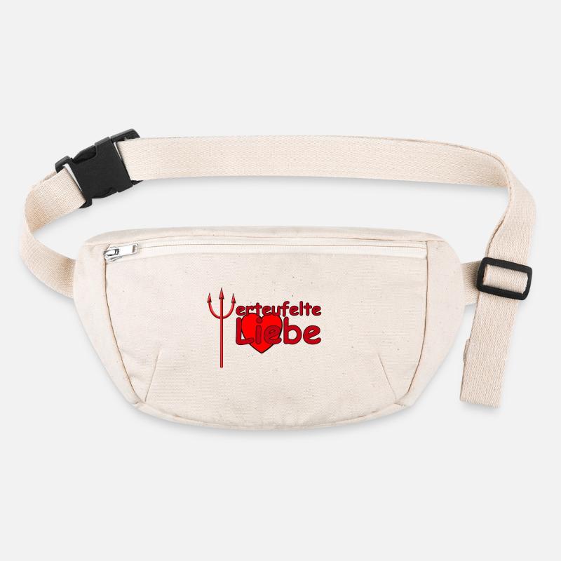 Liebe Teufel verliebt Valentinstag Ehe Paar Stanley/Stella recycelte Gürteltasche