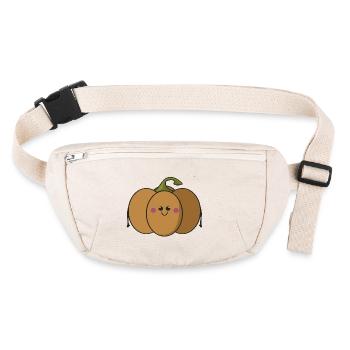 Citrouille porte-bonheur - Sac banane recyclé Stanley/Stella - blanc naturel - Devant