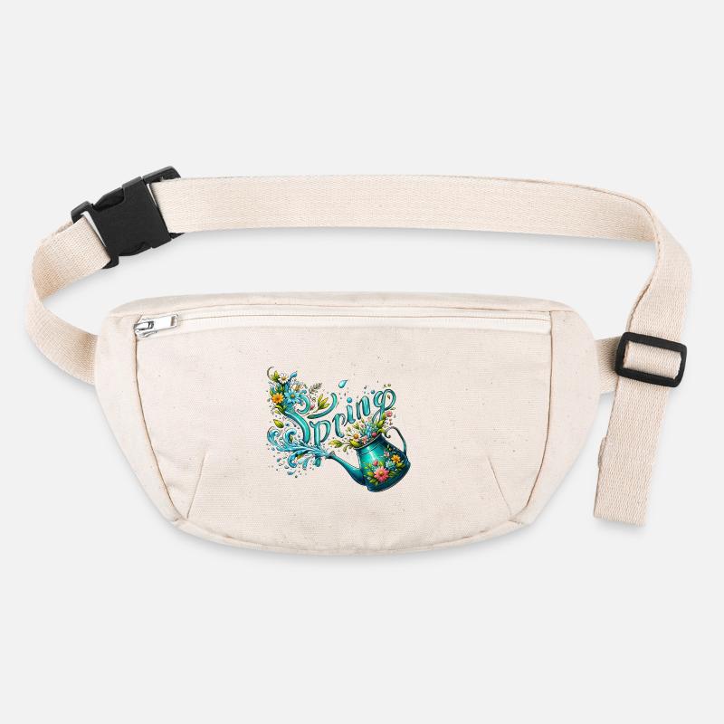 Spring Watering Can Let It Grow Spring Flowers Stanley/Stella recycled Hip Bag 
