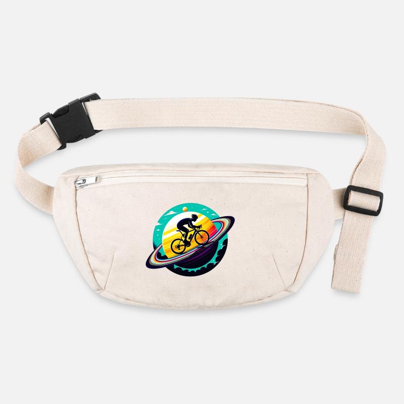 Cycliste sur Saturne Sac banane recyclé Stanley/Stella