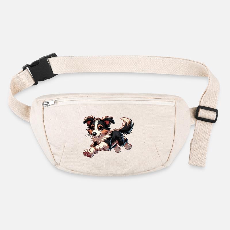 Border Collie bwr Stanley/Stella recycled Hip Bag 
