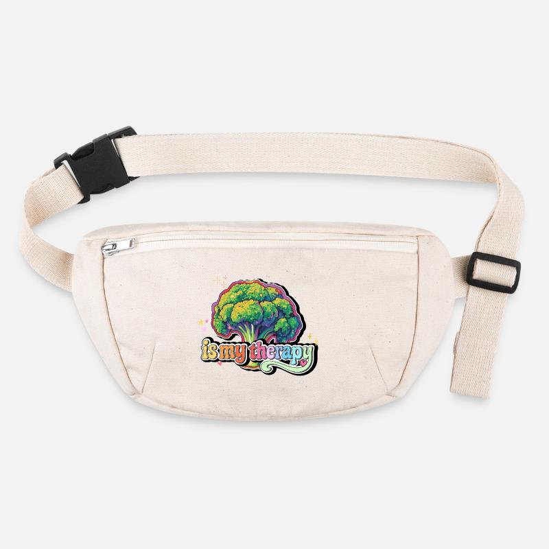 Broccoli is my therapy Stanley/Stella recycled Hip Bag 