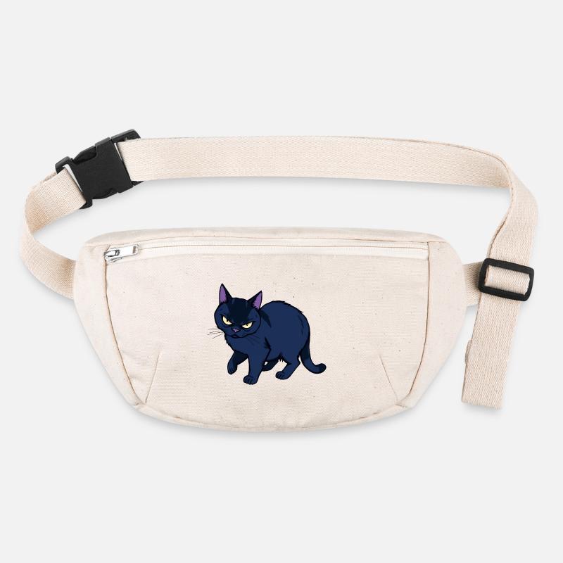 Chat noir sinistre Sac banane recyclé Stanley/Stella