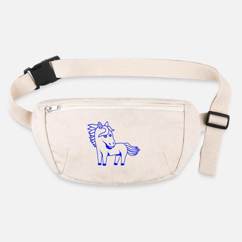 Pferd Süß Pony Fohlen Pferdemädchen Niedlich Comic Stanley/Stella recycelte Gürteltasche