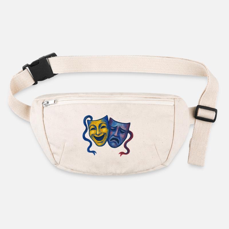Théâtre Masques Joie Chagrin Sac banane recyclé Stanley/Stella