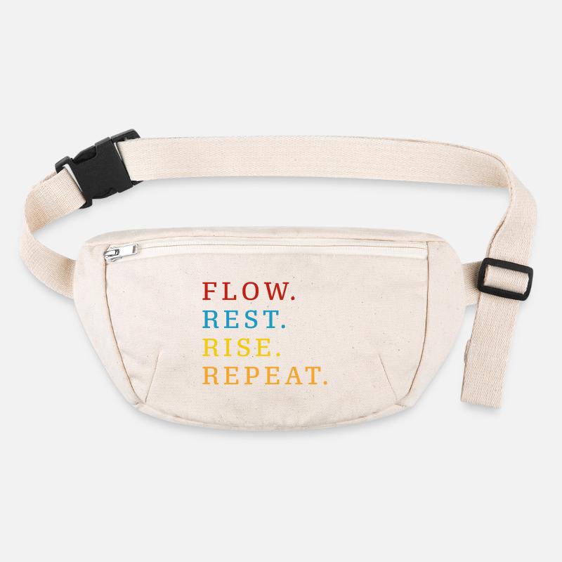 Flow Rest Rise Repeat Stanley/Stella recycled Hip Bag 