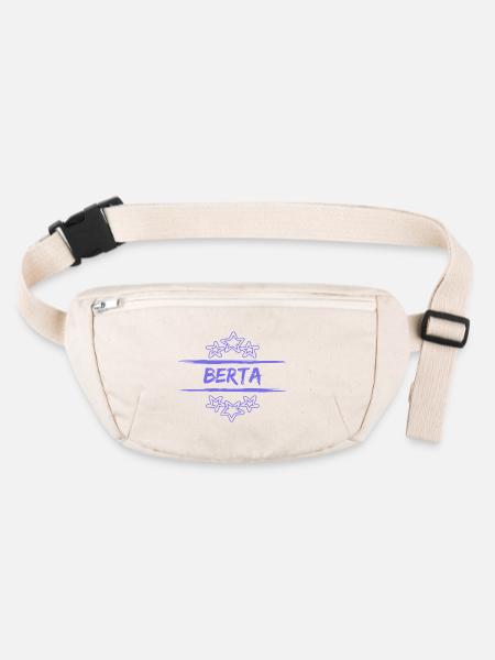 Berta Berta - Sac banane recyclé Stanley/Stella - blanc naturel - Devant