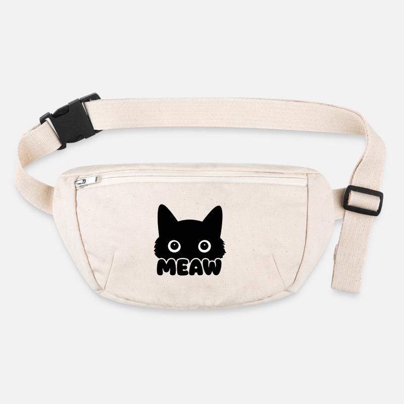 Meaw - Süßes Katzenmotiv Stanley/Stella recycelte Gürteltasche