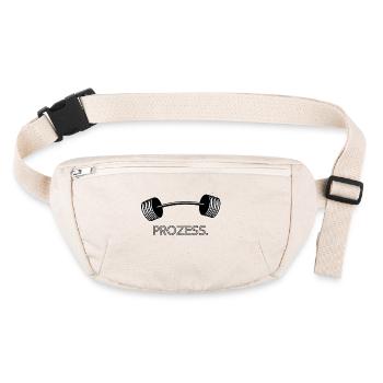 Gym Fitness Process - Stanley/Stella recycled Hip Bag  - natural - Front