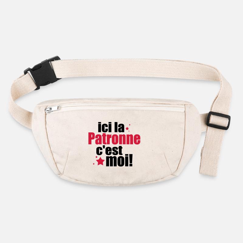 ICI La patronne C'est moi Sac banane recyclé Stanley/Stella