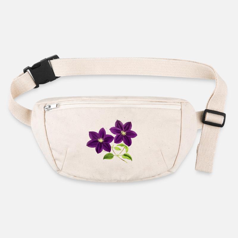 fleurs violettes Sac banane recyclé Stanley/Stella