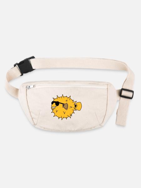 YEAH COOL - Stanley/Stella recycled Hip Bag  - natural - Front