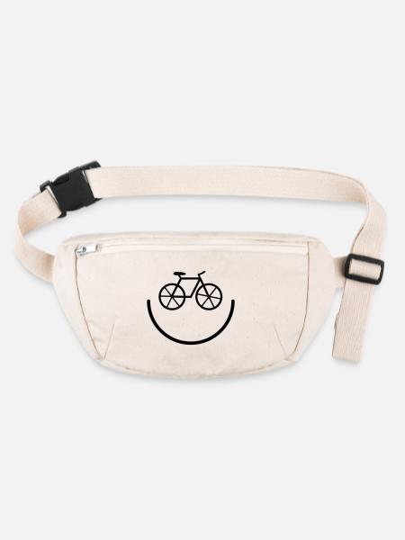 bicycle - Stanley/Stella recycled Hip Bag  - natural - Front