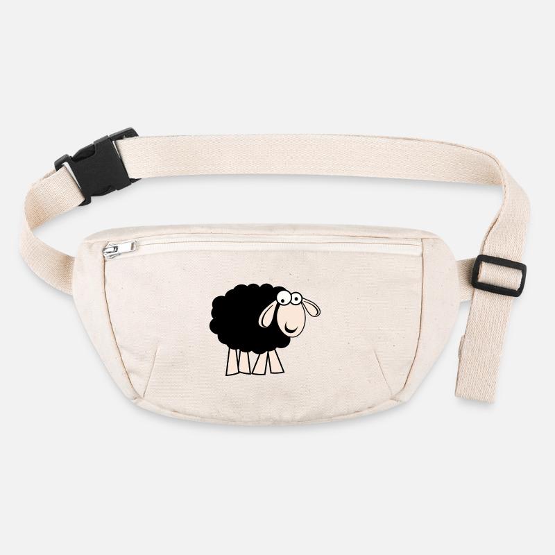 Schwarzes Schaf Stanley/Stella recycelte Gürteltasche