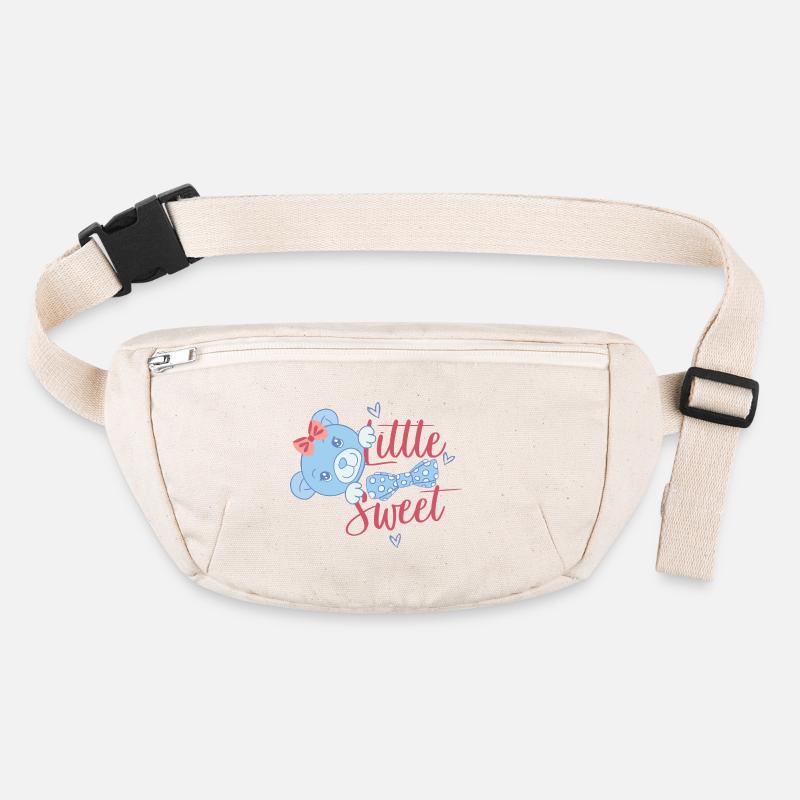 Ours en peluche mignon Sac banane recyclé Stanley/Stella