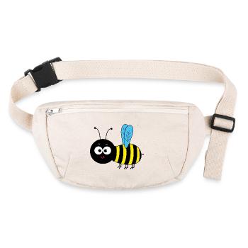 Abeille - Sac banane recyclé Stanley/Stella - blanc naturel - Devant