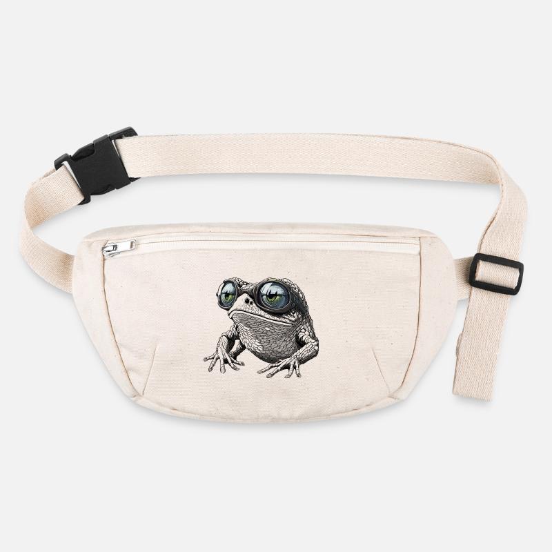 Cool frog with sunglasses Stanley/Stella recycled Hip Bag 