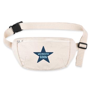 Weltbester Sohn Bestes Kind Wundervoller Junge - Stanley/Stella recycelte Gürteltasche - Naturweiß - Vorne