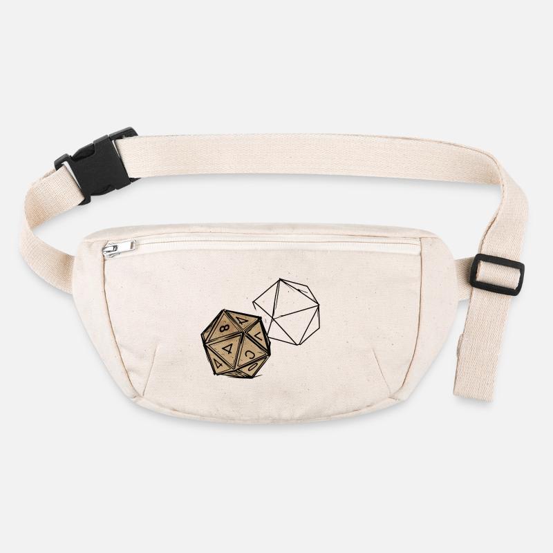 Gemalter RPG Würfel – Künstlerisches Dice Design Stanley/Stella recycelte Gürteltasche