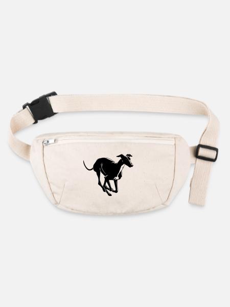 Greyhound - Stanley/Stella recycled Hip Bag  - natural - Front