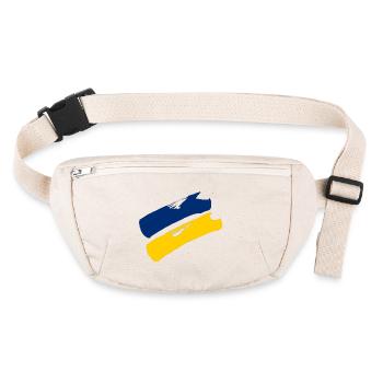 Lower Austria Flag - Brush Stripes - Stanley/Stella recycled Hip Bag  - natural - Front
