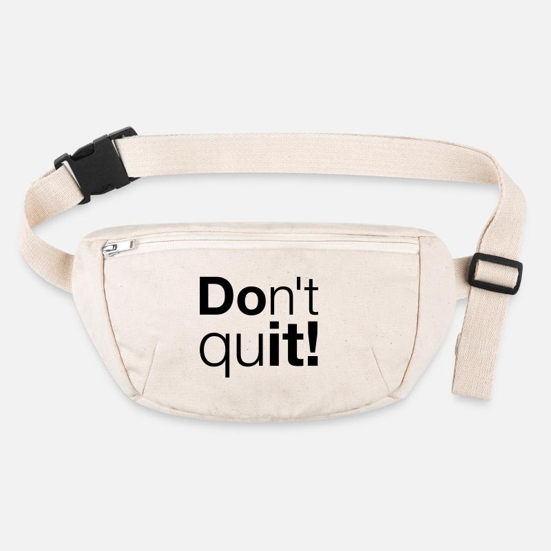 Motivation N’abandonnez pas, faites-le Sac banane recyclé Stanley/Stella