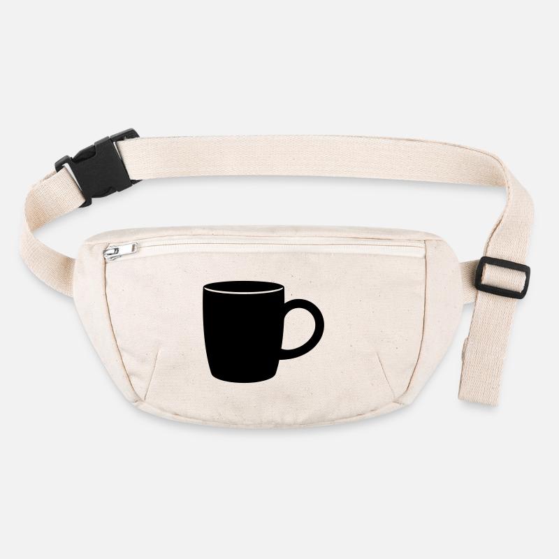 Klassische Kaffeetasse Silhouette Stanley/Stella recycelte Gürteltasche