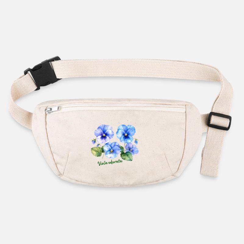 Viola odorata - botanical illustration Stanley/Stella recycled Hip Bag 
