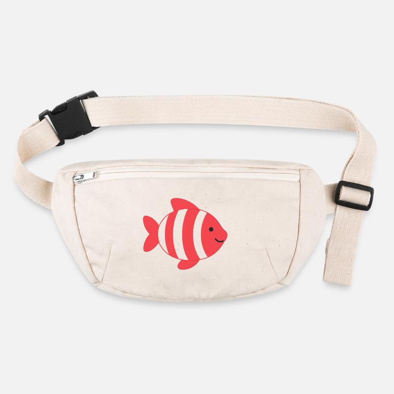 Fisch mit Streifen Stanley/Stella recycelte Gürteltasche