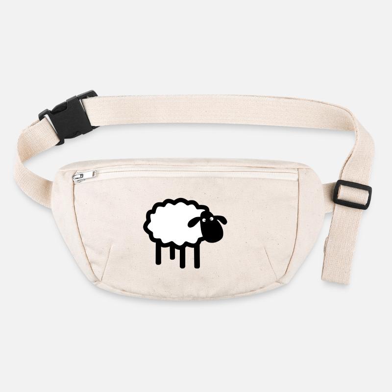 Silhouette du mouton coucou Sac banane recyclé Stanley/Stella